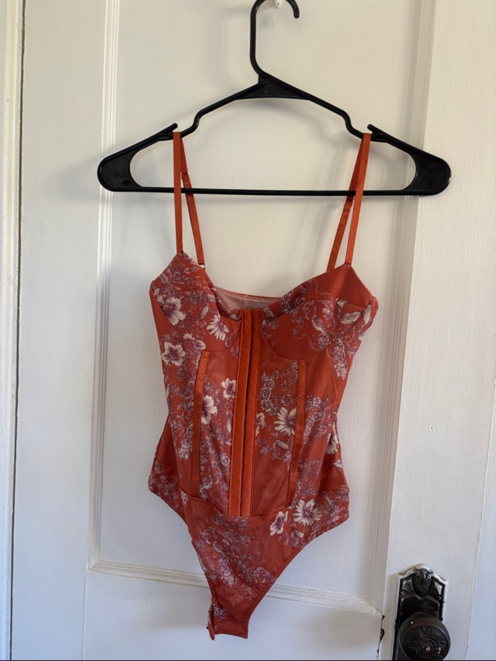 Free People Floral Bodysuit